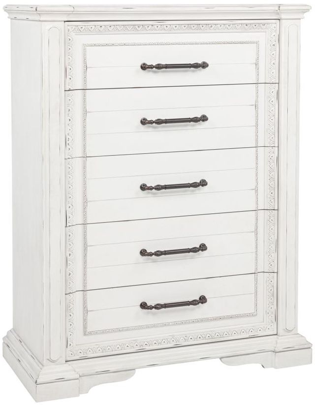Coaster® McKinney 5-Piece Vintage White Queen Bedroom Set-4