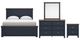 Signature Design by Ashley® Landocken 4-Piece Blue/Brown Queen Panel Bedroom Set-0