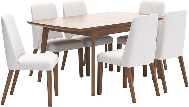 Signature Design by Ashley® Lyncott 5-Piece Brown Upholstered Dining Set-2