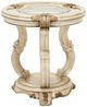 Michael Amini® Platine De Royale Champagne Chairside Table-0