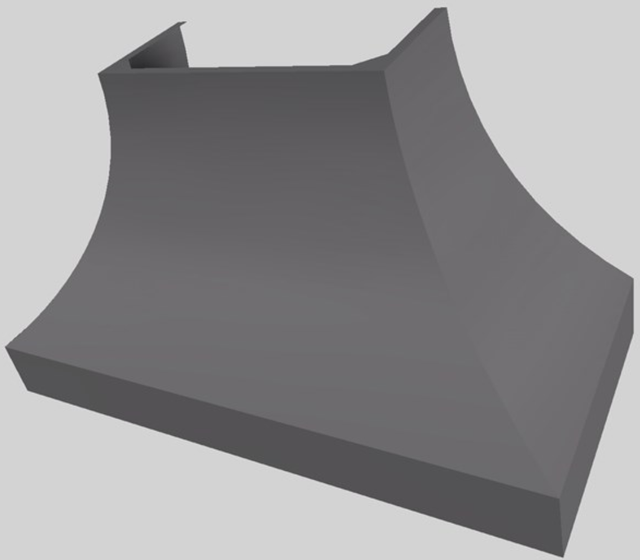 Vent-A-Hood® Designer Series 54" Gunsmoke Wall Mounted Range Hood-1
