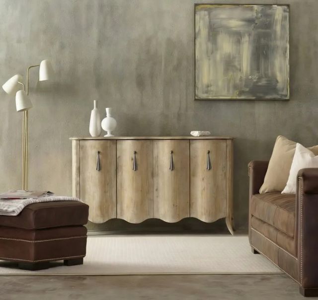 Hooker® Furniture Melange Draped Light Elm Credenza-1