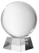 A & B Home Chrome Large City Scape Glass Sphere Decorative Object-1