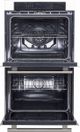 FORNO® 30" Stainless Steel Double Electric Wall Ovens-2