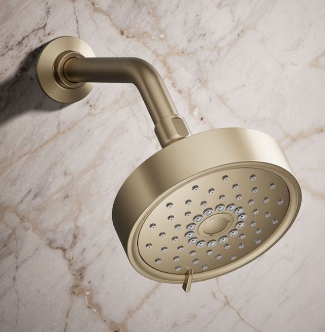 KOHLER® Purist® Vibrant Brushed Bronze 1.75 GPM 3-Function Showerhead-1