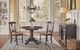 A-America® British Isles Antique Oak Dropleaf Dining Table with Black Base-1
