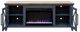 Legends Home Ithaca Blue Denim/Bourbon 66" Fireplace Console-4
