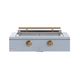 Caliber™ Rockwell Social 42" 2-Burner Bluestone Built-In Natural Gas Grill with Brass Hardware-0