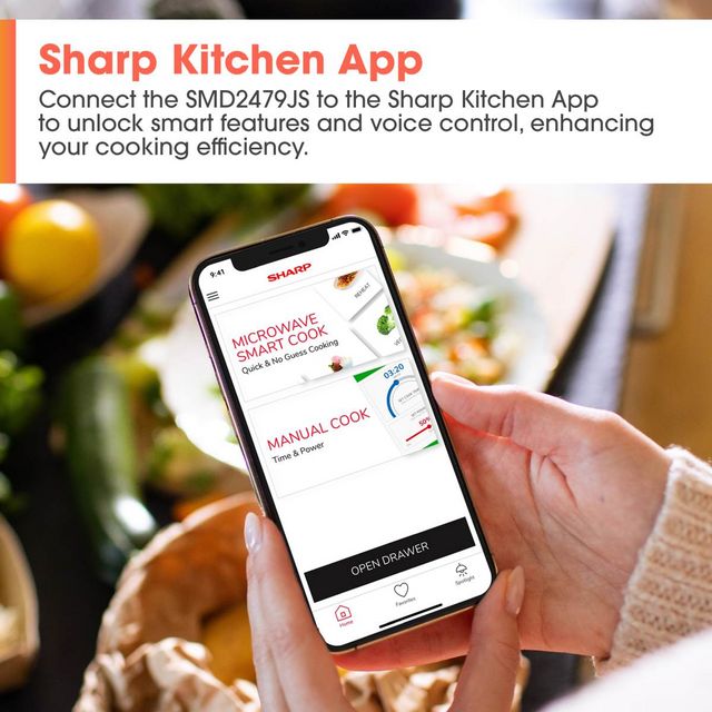 Sharp® 1.2 Cu. Ft. Stainless Steel Microwave Drawer™ -11