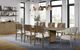 Bernards Linné Angled Double Pedestal Wheat Dining Table-4