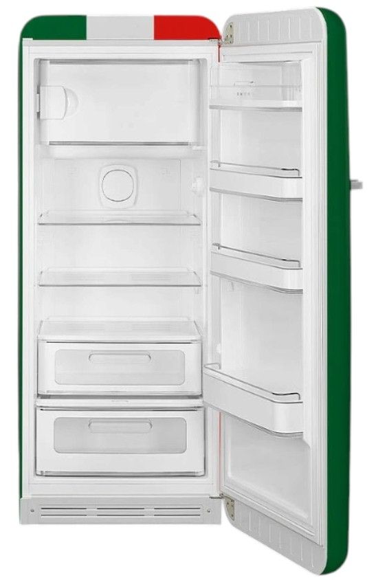Smeg 50's Retro Style 9.9 Cu. Ft. Italian Flag Compact Refrigerator-1