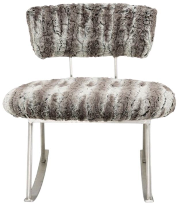 Michael Amini® A La Carte Brushed Silver/Moondust Rocker-1