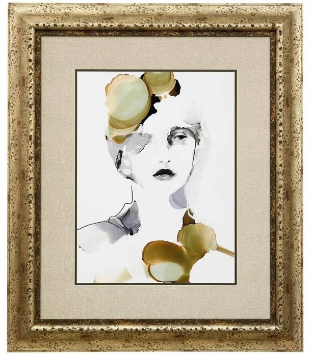 Stylecraft Jane Seymour Organic Portrait II Beige/Brown Wall Art-0