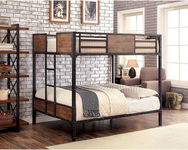 Furniture of America® Clapton Full/Full Bunk Bed-0