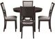 Signature Design by Ashley® Langwest 5-Piece Brown/Light Beige Dining Table Set-1