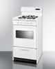 Summit® 20" White Freestanding Gas Range-2