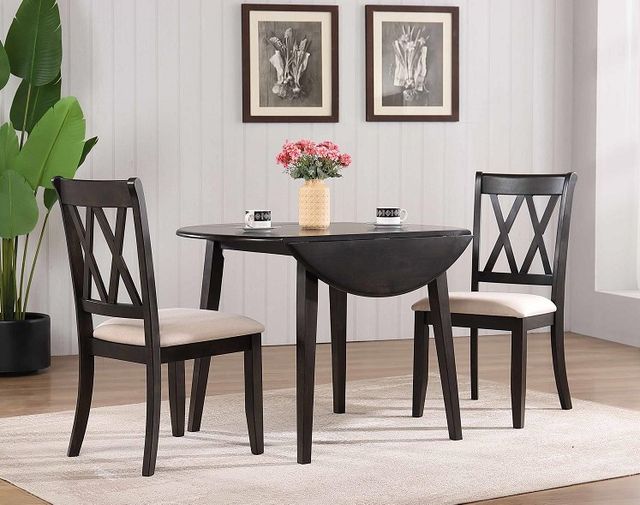 Urban Styles Furniture Lakewood Beige/Espresso Dining Chair-1