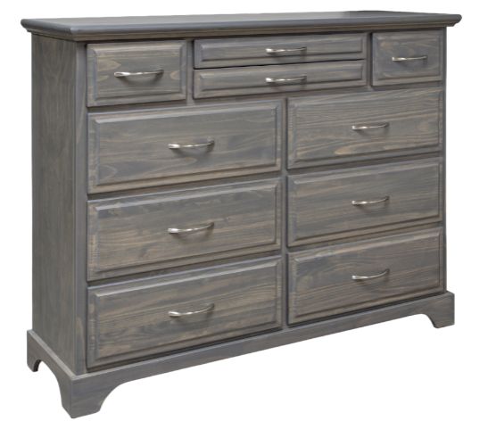 Mako Wood Furniture Symphony Gray 10-Drawer Dresser-0
