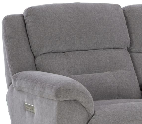 HomeStretch Knockout Granite Power Reclining Loveseat-1