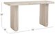 Bassett Mirror Nadia White Wash Console Table-4