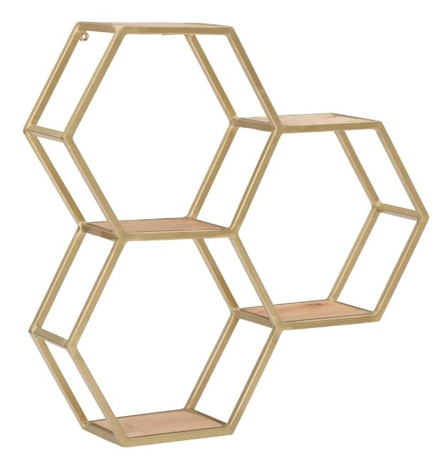 Powell® Willa Gold Wall Shelves-0