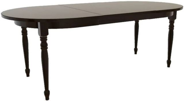 Mavin Customizable 42" x 60" Oval Extendable Dining Table with 2 Leaves-0