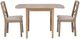 Linon Torino Gray Wash 3-Piece Drop Leaf Dining Table Set-3