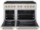 ZLINE Autograph Edition Paramount 48" 6.7 Cu. Ft. Stainless Steel Gas Range with 8 Burner DuoPro™ Cooktop and Dual Ovens with Polished Gold Helix Handles and Accents-2