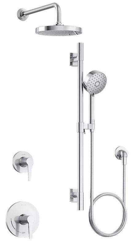 KOHLER® Awaken® Polished Chrome 2.5 GPM Showering Kit-0