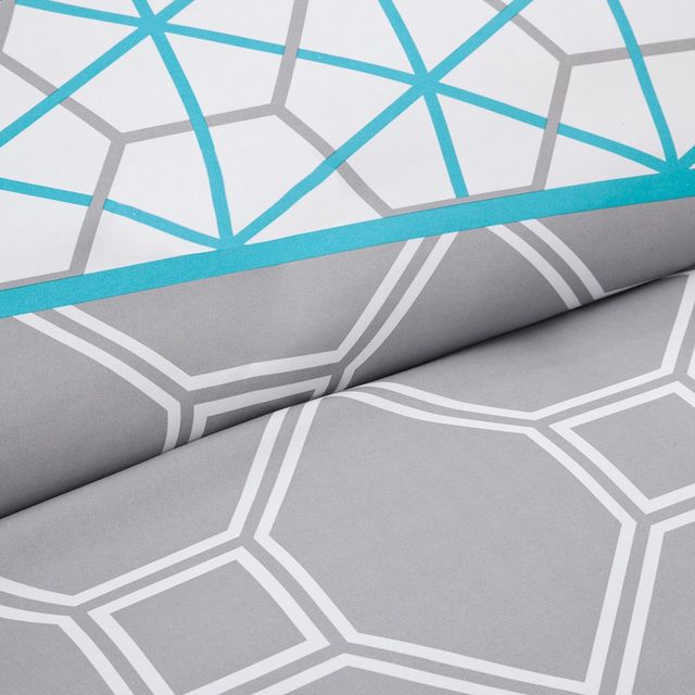 Olliix by Intelligent Design Clara Blue Full/Queen Comforter Set-3