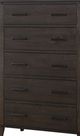 Holland House Furniture Montana Distressed Charcoal Pine Chest-1
