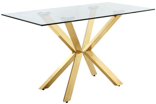 Meridian Furniture Capri Gold Dining Table-0