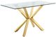 Meridian Furniture Capri Gold Dining Table-0
