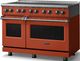 Viking® 5 Series 48" Spiced Cider Pro Style Induction Range with Polished Chrome Trim-3
