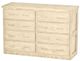 Crate Designs™ Furniture Unfinished Dresser-0