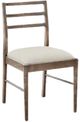 Bassett® Furniture Origins Phelps Fog Dining Chair with Bone Upholstered Seat-0