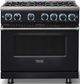 Viking® 7 Series 36" Onyx Pro Style Liquid Propane Gas Range-3