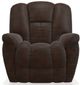 La-Z-Boy® Maverick Walnut Leather Power Wall Recliner with Headrest-1