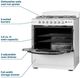 Element® 30” White Freestanding Gas Range-1