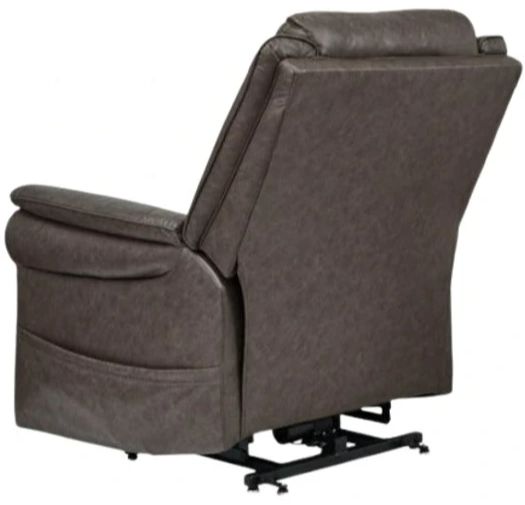 Signature Design by Ashley® Oatman Umber Power Lift Recliner-4