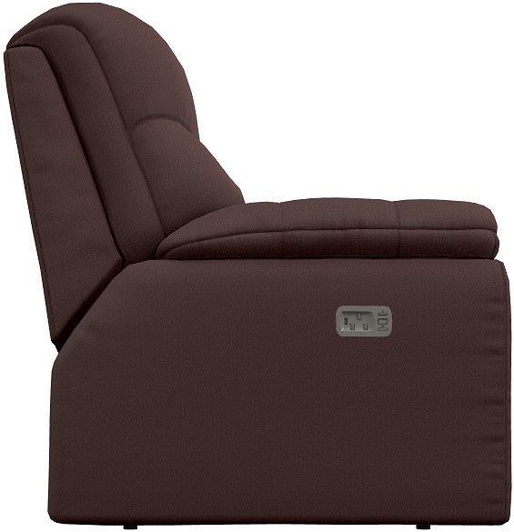 La-Z-Boy® Morrison Burgundy Power Reclining Loveseat with Headrest-2