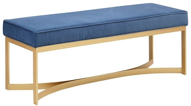 Olliix by Martha Stewart Secor Blue Accent Bench-1