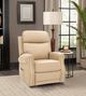 BarcaLounger® Lance Sorrento Sand Leather Power Lift Recliner-2