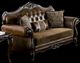 Furniture of America® Ensenada Brown/Dark Cherry Loveseat-0