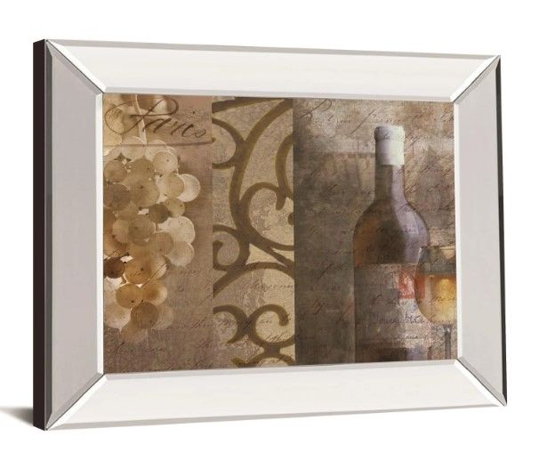 Classy Art Vintage I by Mallett, K. Mirrored Frame Wall Art-1