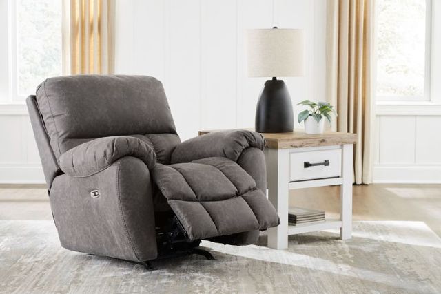 Signature Design by Ashley® Hadrian Pike Galaxy Power Rocker Recliner with Adjustable Headrest  -4