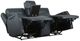 Hooker® Furniture MS Nelson Salvo Denim Power Reclining Loveseat with Power Headrests and Lumbar-5