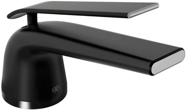 DXV Modulus Matte Black Single Handle Bathroom Faucet with Lever Handle-0