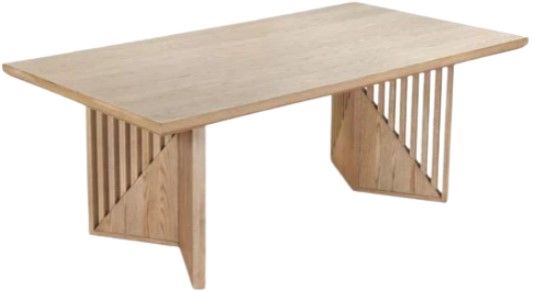Modus Furniture Sumner Natural Double Pedestal Dining Table | Fischer ...