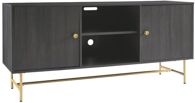 Signature Design by Ashley® Yarlow Black Large TV Stand-0
